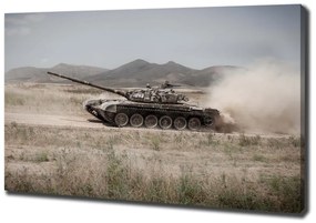 Tablou pe pânză Tank în deșert