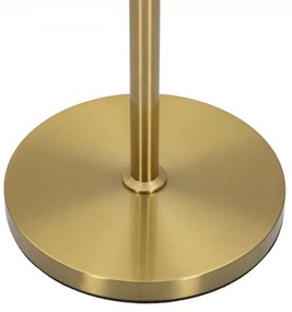 Lampadar auriu din metal si sticla, soclu E27, max 40W, Ø 40 cm, Cristal Mauro Ferreti