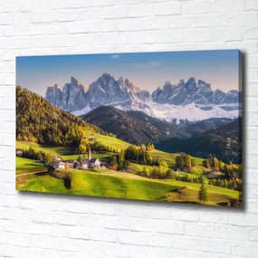 Tablouri tipărite pe pânză Panorama munților