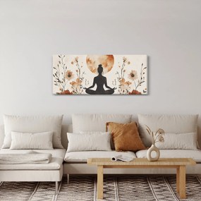 Tablou - Yoga Portocalie (120x50 cm)