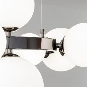 Brilagi - Lustră LED pe cablu MILLA, 15xG9/3W/230V, negru cromat/alb