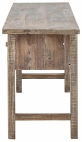 Consola natur, din lemn de pin reciclat, Camden