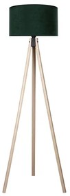 Lampadar VELVET 1xE27/60W/230V bej/verde Brilagi