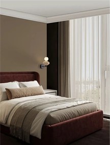 Aplica de perete LED decorativa ceramica Alb, Bej, ONETA