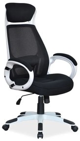 Scaun de birou Q-409 negru/alb
