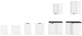Dulap de bucătărie pentru alimente Lucid 40 DK 210 2F (alb + alb). 1041059