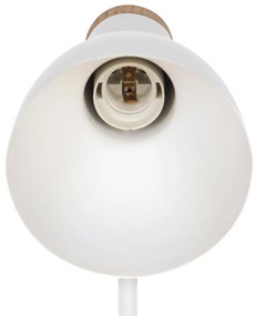 Lampa de birou camera copii cu suport telefon si pixuri, Devone alb