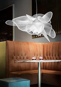 Lustra LED realizata manual La Belle Étoile White