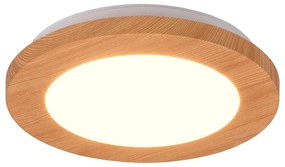 Plafonieră în culoare naturală LED ø 17 cm Camillus – Trio