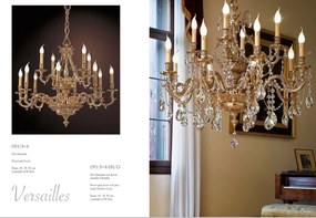 Candelabru 12 brate LUX realizat manual Versailles