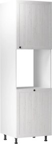 Dulap pentru alimente D60P, alb/pin Andersen, dreapta, PROVENCE