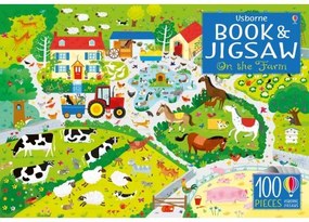 Set Puzzle si Carte - On the Farm Usborne Books