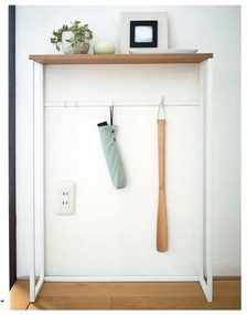 Masă consolă alb-natural 18.5x60 cm Tower – YAMAZAKI
