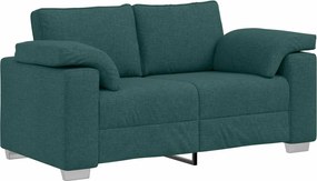vidaXL Canapea Verde închis 160 x 80 x 82 cm țesătură