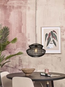 Lustra/Pendul eco din ratan Zanzibar round 40cm, bl