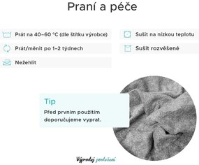 Cearsaf frotee albastru marin 140 x 200 cm