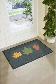 Covoraș de intrare 40x70 cm Autumn Leaves on Green – Artsy Doormats