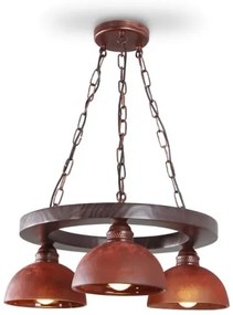 Lustră pe lanț VIRIONI 3xE27/60W/230V