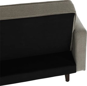 Canapea extensibilă, material gri-maro taupe, OTISA