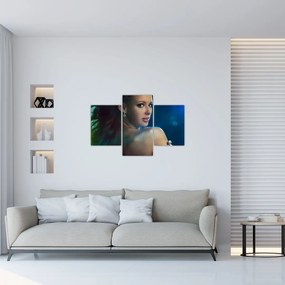 Tablou - Privirea unei femei tinere (90x60 cm)