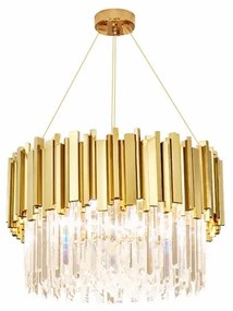 Candelabru Cristal, Elit's, GOLD, 50 cm