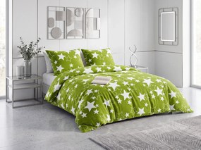 Lenjerie cocolino STAR verde Dimensiune lenjerie de pat: 70 x 90 cm | 140 x 200 cm