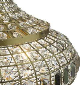 Där Lighting ASM0675 - Candelabru suspendat pe lanț ASMARA 6xE14/40W/230V din alamă