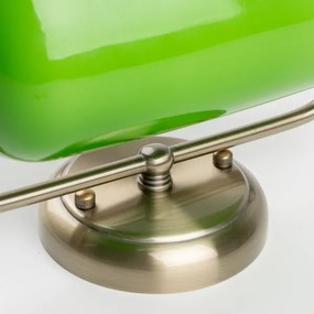 Brilagi - Aplica de perete BANK OFFICE 1xE27/60W/230V alama/verde