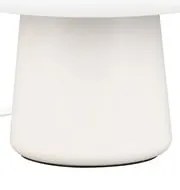 Veioză albă cu abajur din sticlă (înălțime 27 cm) Steen – Trio