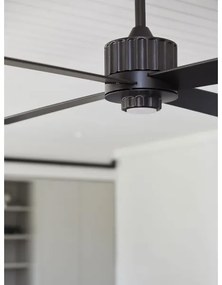 Ventilator LED de tavan Lucci air 213170 NEWPORT negru + telecomandă