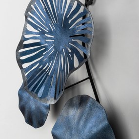 Decoratiune de perete Metal Astrid, Multicolor, 35x0,08x79 cm