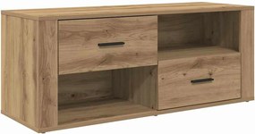vidaXL Cabinet TV Stejar Artizanal 100 x 35 x 40 cm Lemn compozit