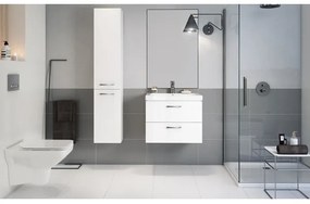 Cersanit S801-142-DSM - Dulap suspendat pentru baie cu lavoar LARA CITY 60, alb