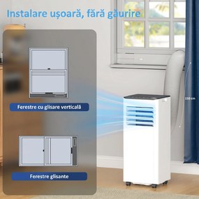 HOMCOM Aparat de Aer Condiționat Portabil 7000 BTU Monobloc | Aosom Romania