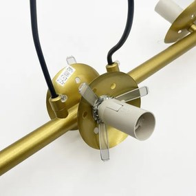 Brilagi - Lustru cu cablu MALONY 6xE14/20W/230V auriu