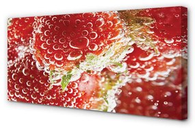 Tablouri canvas căpșuni umede