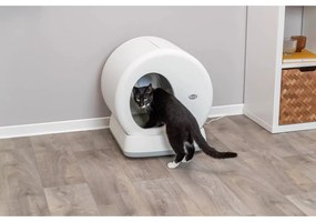 Litieră pentru pisici cu autocurățare albă 55,5x53 cm Trixie – Plaček Pet Products