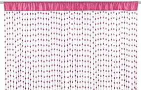 Perdea tip snur Little Balls, Bizzotto, 140x280 cm, fucsia