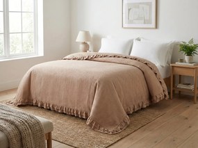 Cuvertura de pat MONTEGO, bej inchis Dimensiune: 170 x 210 cm