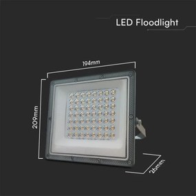 Proiector LED/50W/230V IP65 3000/4000/6500K gri