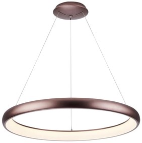 Lustră LED dimabilă pe cablu ANTONIO LED/80W/230V maro Azzardo AZ5065 + telecomandă