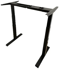 Birou reglabil electric TerrA6-NEW 2024- 3 TREPTE de inaltime (Culoare profil: Negru, Dimensiune blat: 120x60 cm, Culoare blat: Stejar negru 18mm)