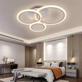 Lustră LED dimabilă aplicată LED/40W/230V alb + telecomandă