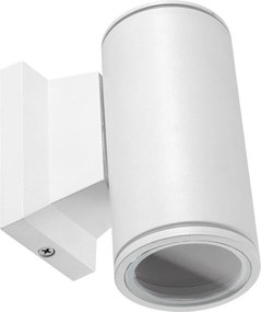 Aigostar - Corp de iluminat de perete pentru exterior 1xGU10/230V IP65 alb rotund