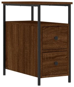 826071 vidaXL Noptieră, stejar maro, 30x60x60 cm, lemn prelucrat