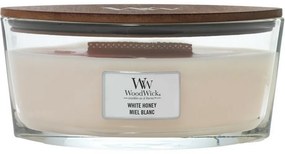 Lumânare parfumată WoodWick White Honey, 453 g