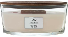 Lumânare parfumată WoodWick White Honey, 453 g