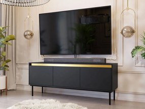 Dulap TV Gelean 3D (Negru + auriu) . 1106217