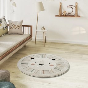 Covor pentru copii crem ø120 cm Clown – Universal