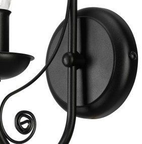 Lampă de perete DONATO 1xE14/40W/230V negru